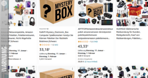 Amazon: Achtung vor „Mystery-Boxen“ und Retouren-Angeboten!