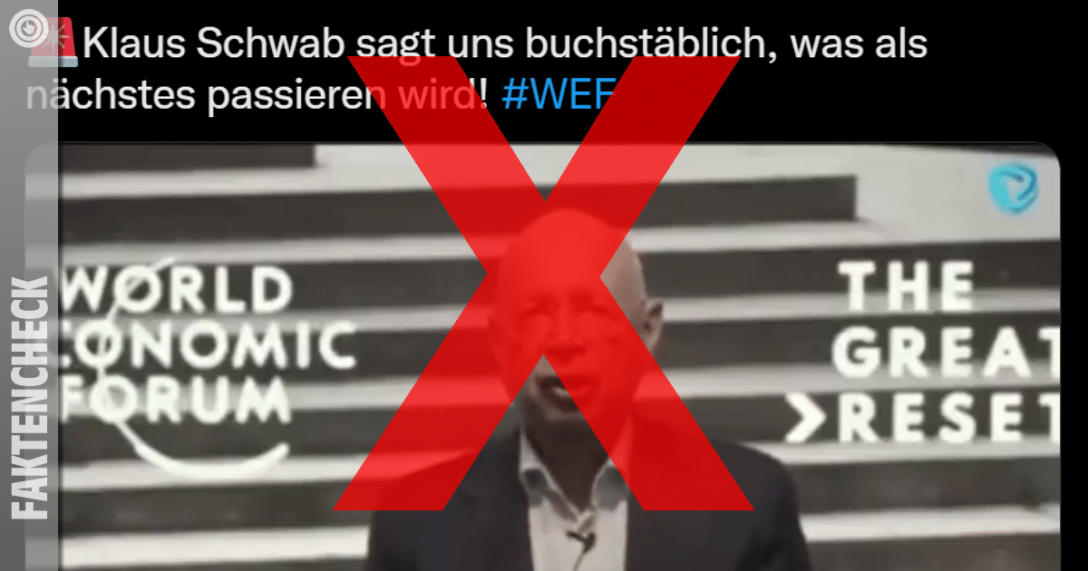 Klaus Schwab kündigt keinen großen Cyberangriff an!