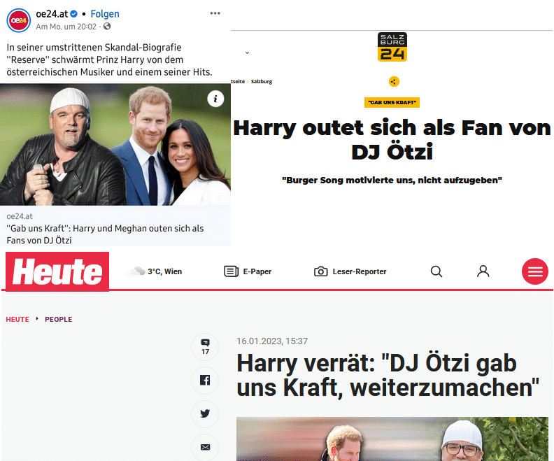Harry ist DJ Ötzi-Fan?