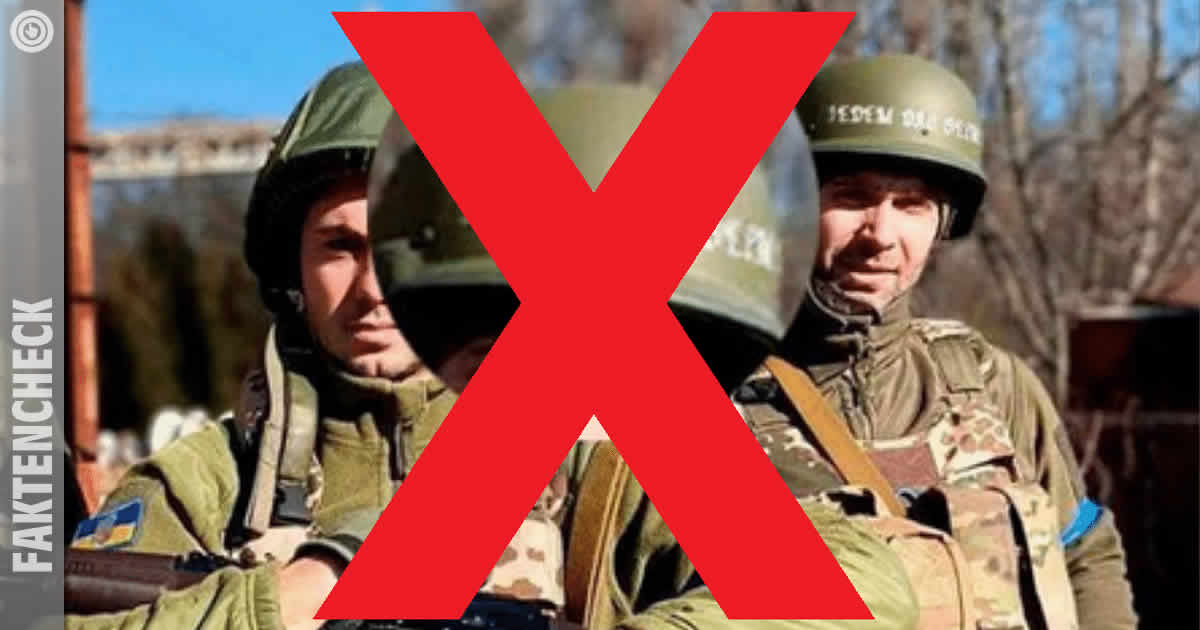Auf ukrainischem Helm steht nicht „Jedem das Seine“!
