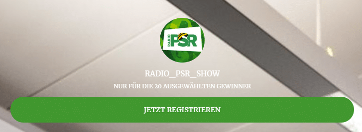Screenshot gefälschte Webseite des Radio PSR