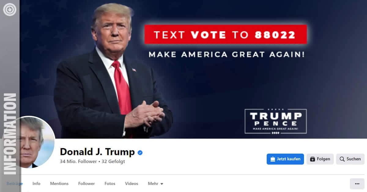 Trumps Accounts bei Facebook und Instagram werden entsperrt