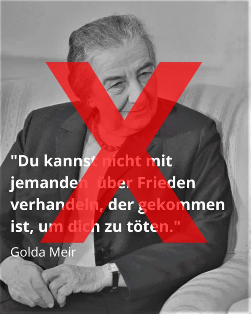 Golda Meir-Sharepic: unbelegt