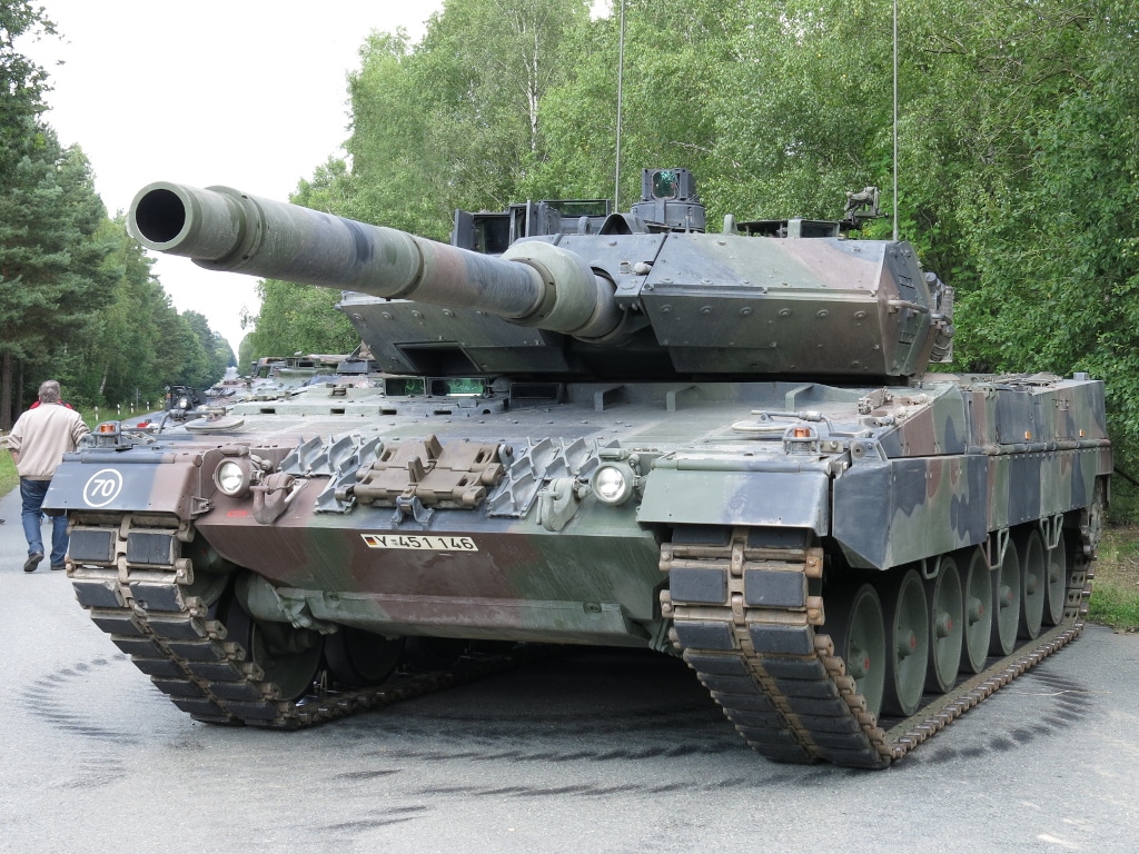 Kein Screenshot sondern ein Foto vom Leopard-Panzer, 2015