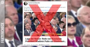Putins Rede: Das ist keine Mitarbeiterin von Sahra Wagenknecht