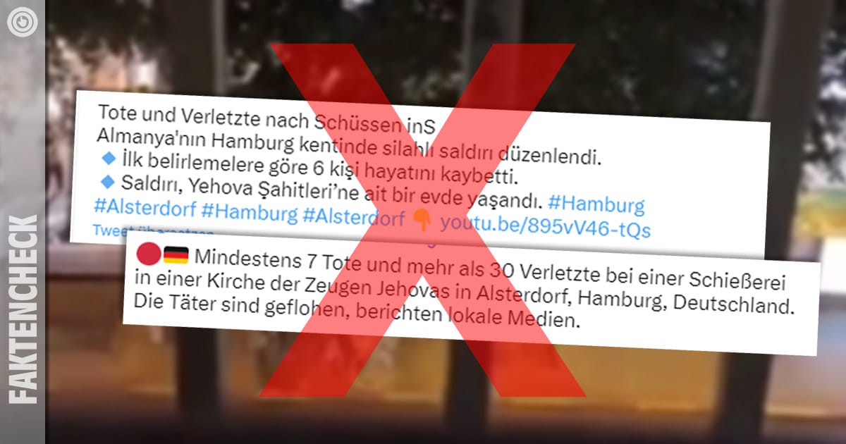 Tödliche Schüsse in Hamburg: Verbreitetes Video entstand in Israel