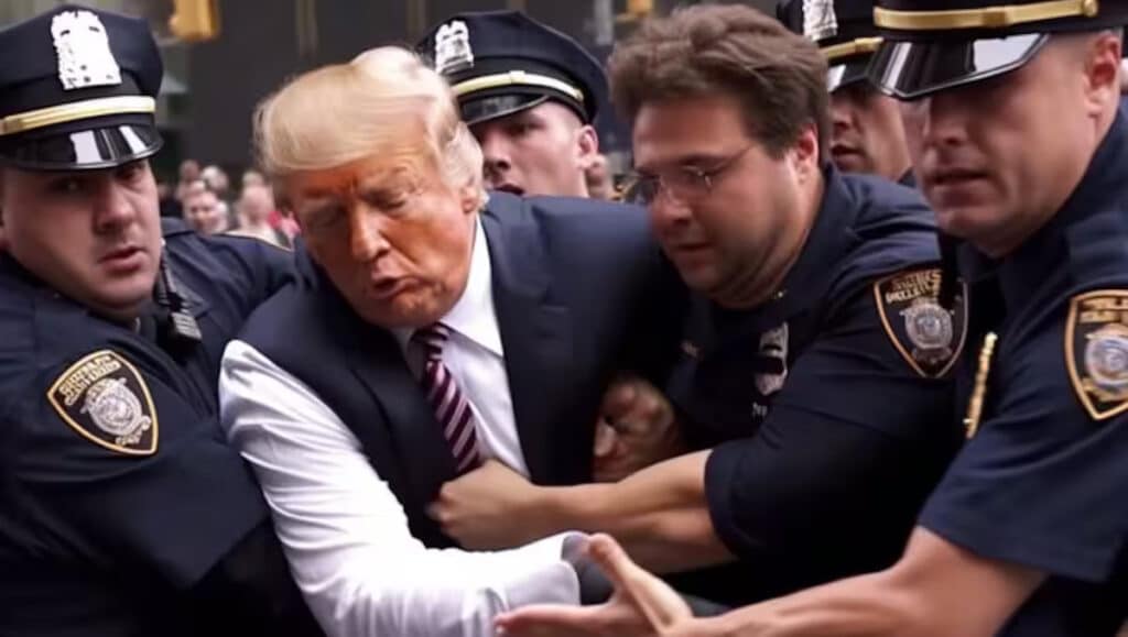 Trump Verhaftung KI