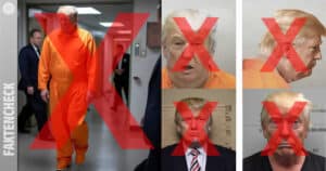 Fake-Bilder von Trump in Umlauf und die Akteure im Verfahren