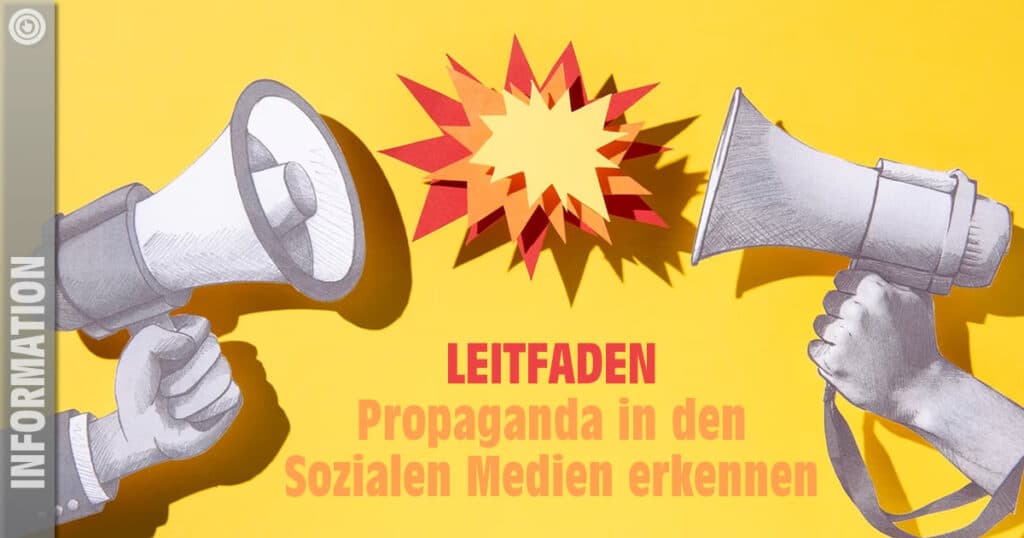 Leitfaden: Propaganda in den Sozialen Medien erkennen und darauf reagieren (Bild: Freepik)