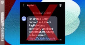 PayPal-Phishing: Achtung vor gefälschter SMS