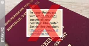 Österreich: Vorsicht vor betrügerischer Reisepass-SMS!