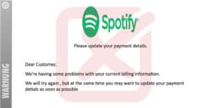 Spotify scam: Beware of fake emails