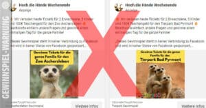 Zoo-Fake-Gewinnspiele überfluten Facebook