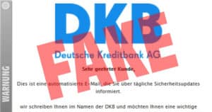 Betrüger tarnen sich als Deutsche Kreditbank AG