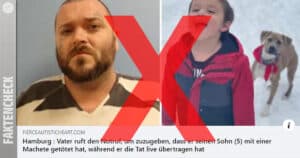 Faktencheck: „Vater tötet Sohn mit Machete“-Beiträge auf Facebook!