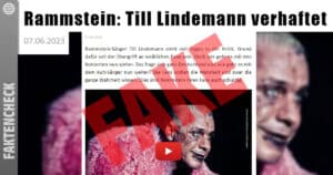 Rammstein: Fake News über Lindemanns Verhaftung