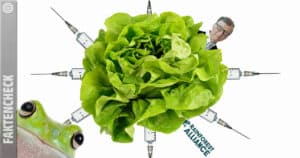 Salat, Lebensmittel, ein Frosch und Impfstoffe: Eine satirische Untersuchung