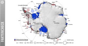 Faktencheck: Antarktisches Schelfeiswachstum widerlegt nicht die globale Erderwärmung