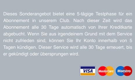 Schein statt Shein: Fake Gewinnspiel kursiert auf WhatsApp – mimikama.org Screenshot Hinweis auf Abonnement in "unserem Club"