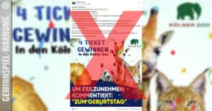 Kölner Zoo: Achtung vor Fake-Gewinnspiel auf Facebook!