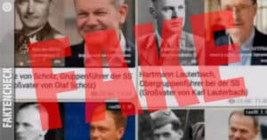 Mythen um Nazi-Vorfahren von Politikern im Faktencheck