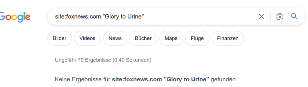 Fake News im Rampenlicht: Die "Urine"-Anzeige und die Taktik dahinter