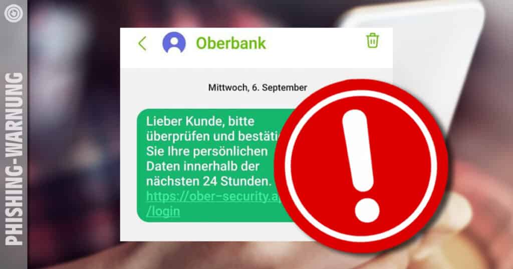 Oberbank: Vorsicht vor Phishing-SMS! / Bild: Freepik, rawpixel.com