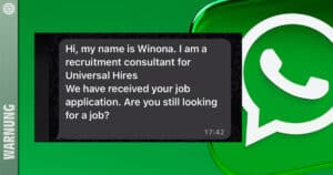 WhatsApp job offers: The dangerous scam