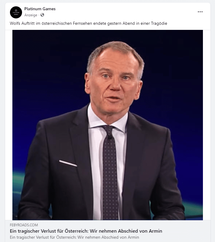 Fake-Werbung mit Promis: die Wahrheit hinter 'Armin Assinger' und 'Armin Wolf' – mimikama.org