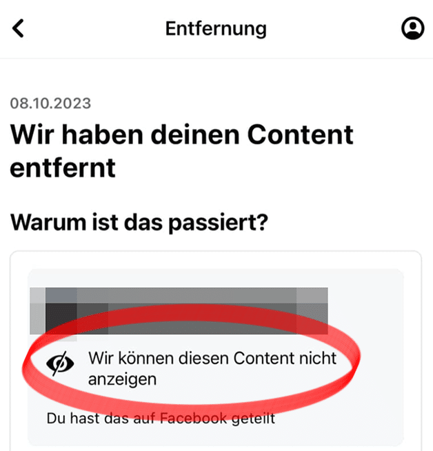 Facebooks Stille Zensur: Warum verschwinden Ihre Beiträge spurlos? – mimikama.org Facebook-Benachrichtigung: "Wir haben deinen Content entfernt"
