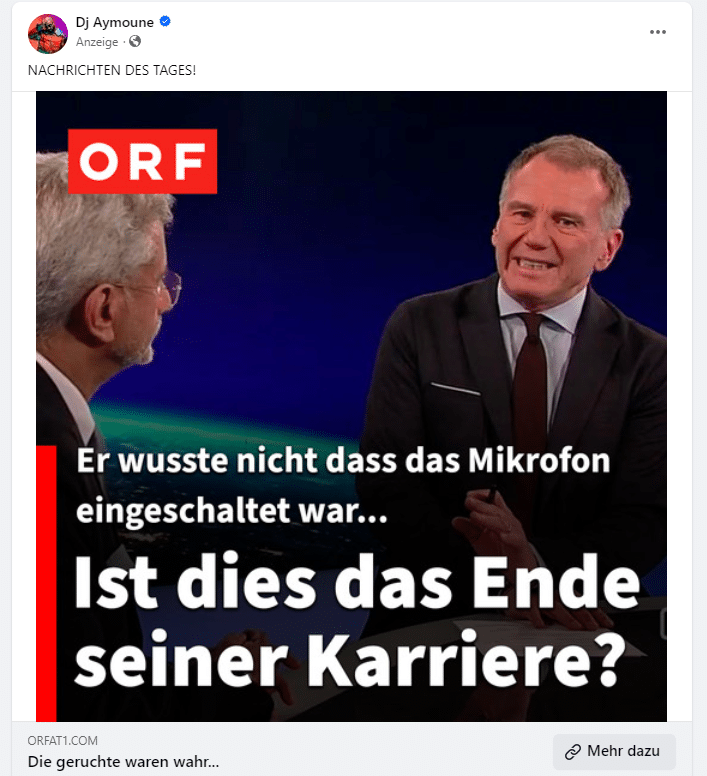 Fake-Werbung mit Promis: die Wahrheit hinter 'Armin Assinger' und 'Armin Wolf' – mimikama.org