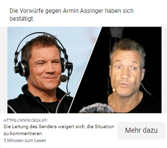 Fake-Werbung mit Promis: die Wahrheit hinter 'Armin Assinger' und 'Armin Wolf' – mimikama.org