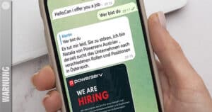 Job offers via Messenger. Or: How do I lose my money? 