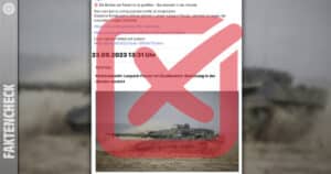 Faktencheck: Zerstörter Panzer mit Bundeswehr-Besatzung in der Ukraine