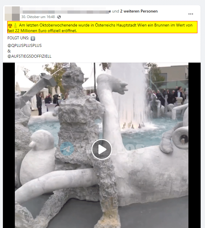 Faktencheck: Neuer Brunnen in Wien kostet nicht 22 Millionen Euro – mimikama.org Faktencheck: Neuer Brunnen in Wien kostet nicht 22 Millionen Euro – mimikama.org