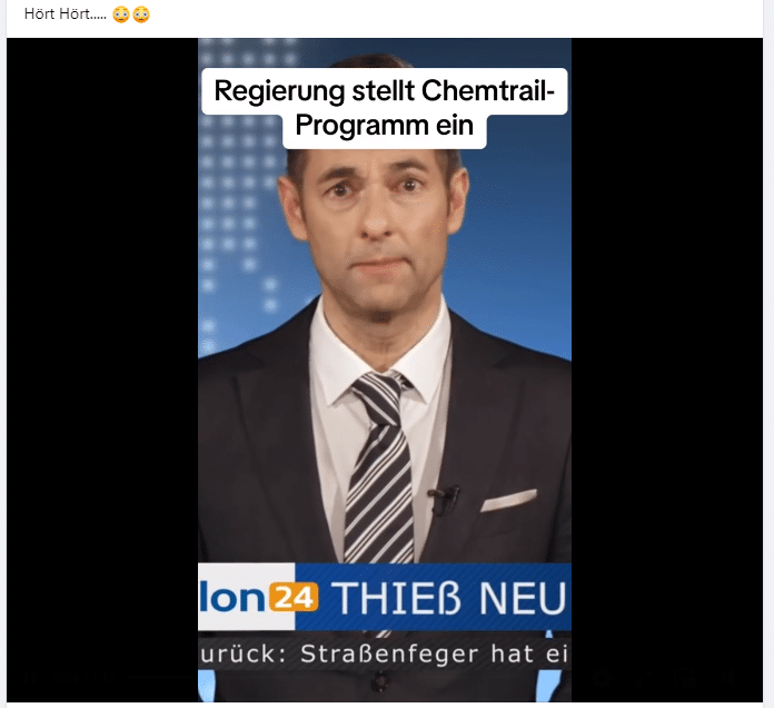 Chemtrails: Video ist Satire – mimikama.org Chemtrails: Video ist Satire – mimikama.org
