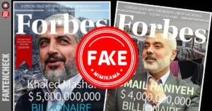 Faktencheck: Falsche Forbes-Cover mit Hamas-Führern