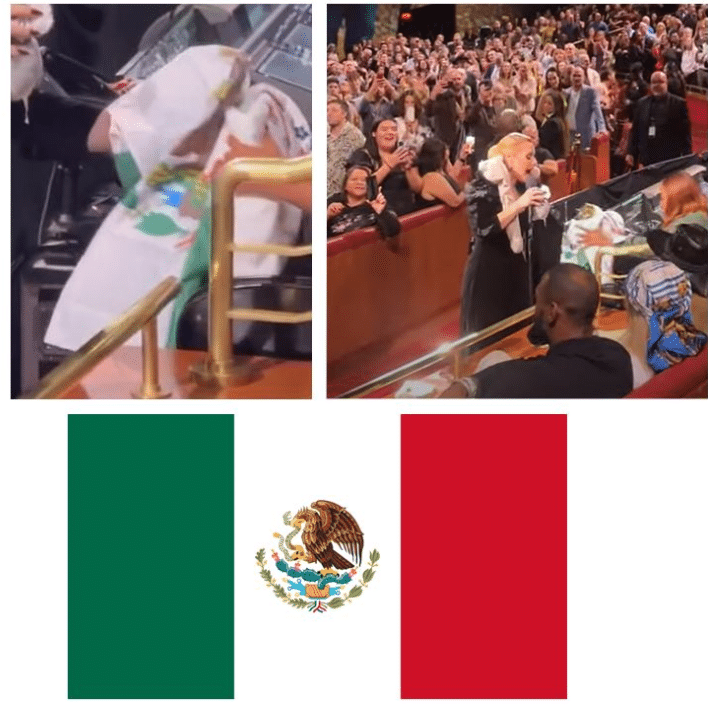 Faktencheck: Adele mit mexikanischer Flagge, nicht palästinensischer – mimikama.org Faktencheck: Adele mit mexikanischer Flagge, nicht palästinensischer – mimikama.org