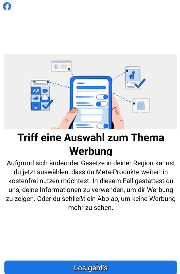 Metas Abo-Modell: Freiwillig und keine Erpressung – mimikama.org Metas Abo-Modell: Freiwillig und keine Erpressung – mimikama.org