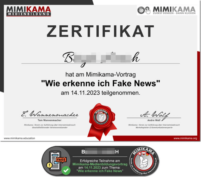 Fake News durchschaut: Wie ein Vortrag die Wahrnehmung verändert – mimikama.org Fake News durchschaut: Wie ein Vortrag die Wahrnehmung verändert – mimikama.org