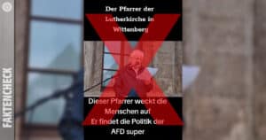 Falschidentifikation eines ‚Wittenberger Pfarrers‘ in sozialen Medien