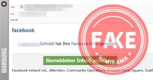 Betrugswarnung: Gefälschte Facebook-Mails im Umlauf