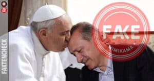 Faktencheck: Die Wahrheit hinter dem angeblichen Kuss zwischen Papst Franziskus und Erdogan