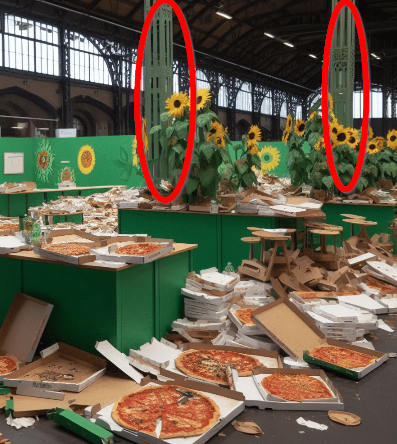 Sonnenblumen, Pizzen und Müllberge: Wahrheit oder KI-Fiktion? – mimikama.org