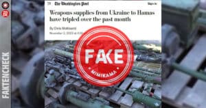 Faktencheck: Keine Waffenlieferungen der Ukraine an Hamas