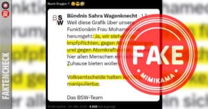 Faktencheck: Falsche Accounts und Satire um Sahra Wagenknecht