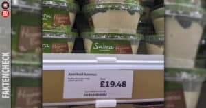 „Apartheid Hummus“-Etiketten in britischen Supermärkten: Eine BDS-Aktion