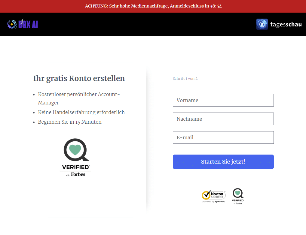 Jan Josef Liefers: Ziel digitaler Falschmeldungen – mimikama.org Screenshot: Gratis Konto Anmeldung ist ein Fake