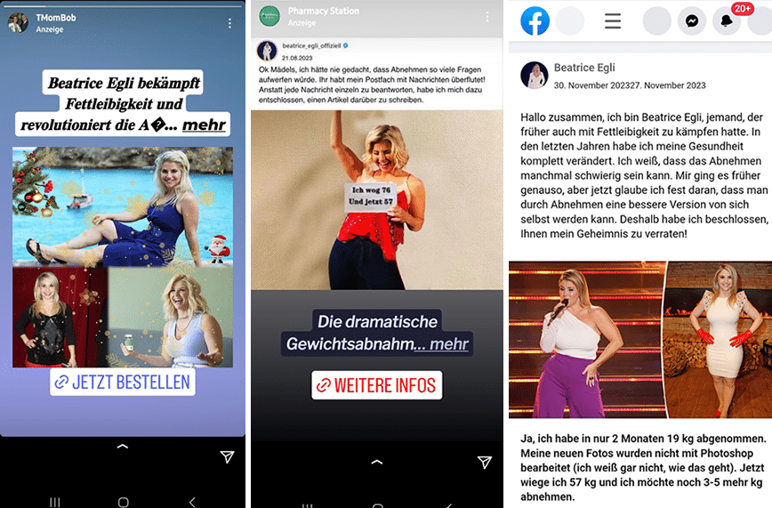 Barbara Schöneberger und Beatrice Egli: Opfer von Online-Abzocke! – mimikama.org Barbara Schöneberger und Beatrice Egli: Opfer von Online-Abzocke! – mimikama.org