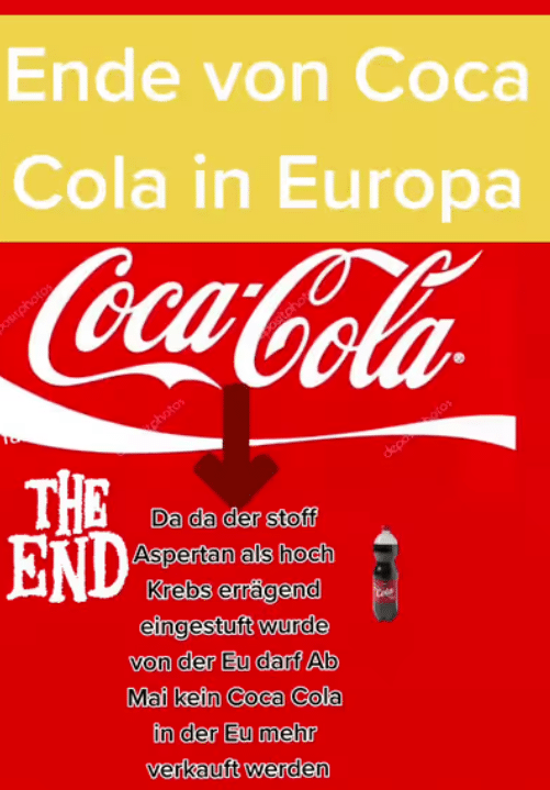 Faktencheck: Kein Verbot von Cola in der EU wegen Aspartam